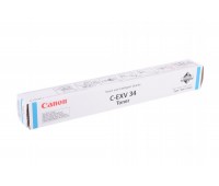 Картридж C-EXV34 голубой для Canon IR ADVANCE C2220L,  C2220i,  C2030L,  C2030i,  C2025i,  C2020L,  C2020i оригинальный