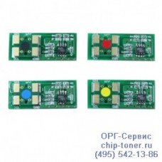 Чип голубого картриджа Samsung CLP-600ND / 650N / 650ND