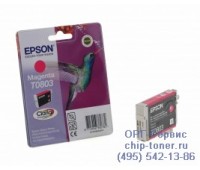 Картридж пурпурный Epson T0803 оригинальный