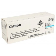 Фотобарабан Canon C-EXV-34C DU голубой оригинальный