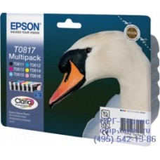 Набор картриджей Epson T0817 оригинальный