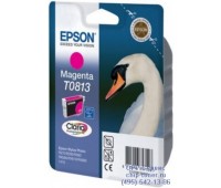 Картридж пурпурный Epson T0813 оригинальный 