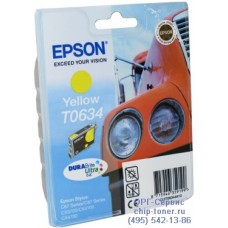 Картридж желтый Epson T0634 оригинальный