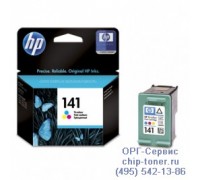 Картридж цветной HP 141 оригинальный