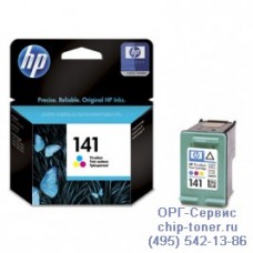 Картридж цветной HP 141 оригинальный