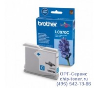 Картридж голубой Brother LC-970C оригинальный