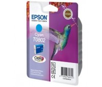 Картридж голубой Epson T0802 оригинальный