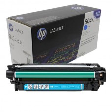 Картридж HP Color LaserJet CP3520 / CP3525 / CM3530 голубой оригинальный