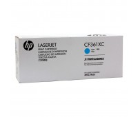 Картридж HP CF361X / CF361XC голубой для HP Color LaserJet Enterprise M552 / M553 / M577 оригинальный