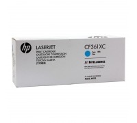 Картридж HP CF361X / CF361XC голубой для HP Color LaserJet Enterprise M552 / M553 / M577 оригинальный