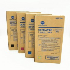 Комплект девелопера DV-616 для Konica Minolta bizhub PRESS C1100 / C1085,  AccurioPress C6085 / C6100 (черный, голубой, желтый, пурпурный) оригинальный