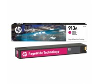 Картридж пурпурный HP 913A / F6T78AE для HP PageWide 377dw /  452dw Pro / 477dw Pro оригинальный