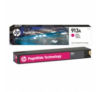 Картридж пурпурный HP 913A / F6T78AE для HP PageWide 377dw /  452dw Pro / 477dw Pro оригинальный