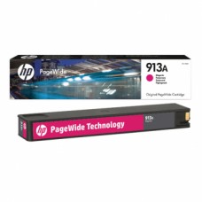 Картридж пурпурный HP 913A / F6T78AE для HP PageWide 377dw /  452dw Pro / 477dw Pro оригинальный