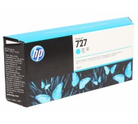 Картридж голубой HP 727 / F9J76A  повышенной емкости для HP DesignJet T920 / T930 / T1500 / T1530 / T2500 / T2530 (300МЛ.) оригинальный