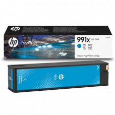 Картридж голубой HP 991X / M0J90AE повышенной емкости для HP PageWide 750dw Pro / 772dn Pro / 774dn Pro / 777z Pro оригинальный