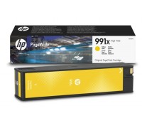 Картридж желтый HP 991X / M0J98AE повышенной емкости для HP PageWide 750dw Pro / 772dn Pro / 774dn Pro / 777z Pro оригинальный