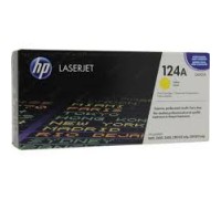 Картридж желтый HP Color LaserJet HP 124A  Q6002A оригинальный