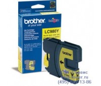 Картридж желтый Brother LC980Y оригинальный 