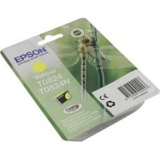 Картридж желтый Epson T0824 оригинальный