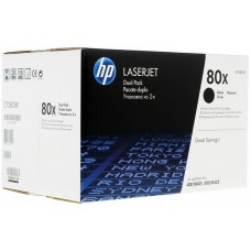 Упаковка из 2-х картриджей HP 80X (CF280XF/ CF280XD) Dual Pack оригинальная