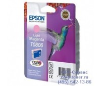 Картридж светло-пурпурный Epson T0806 оригинальный 