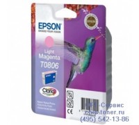 Картридж светло-пурпурный Epson T0806 оригинальный 