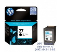 Картридж струйный черный HP 27 оригинальный